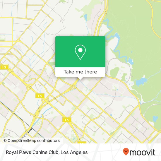 Royal Paws Canine Club map
