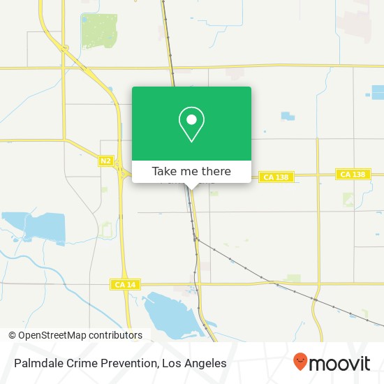 Mapa de Palmdale Crime Prevention