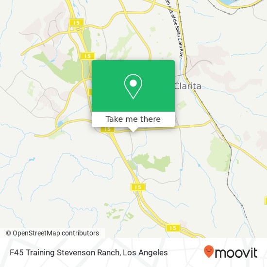 F45 Training Stevenson Ranch map