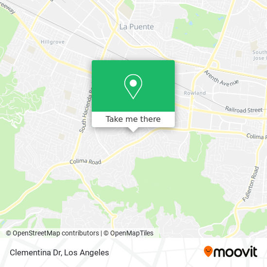 Clementina Dr map