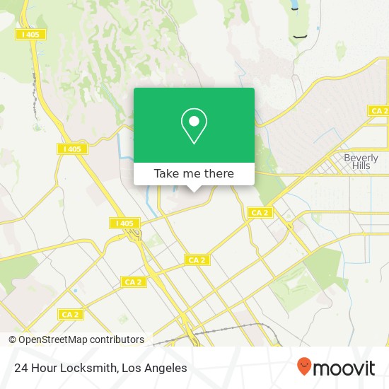 24 Hour Locksmith map