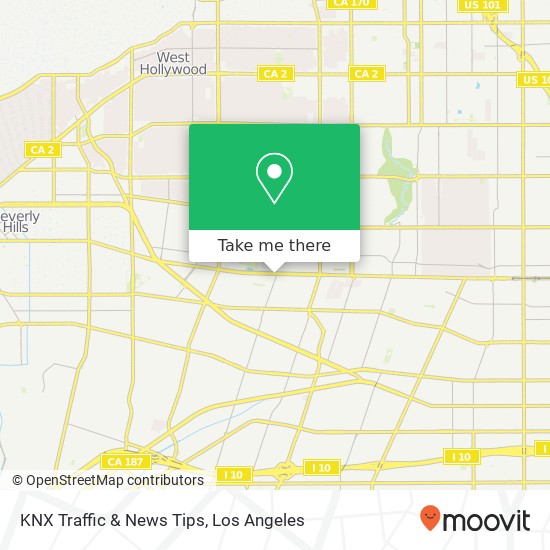 KNX Traffic & News Tips map