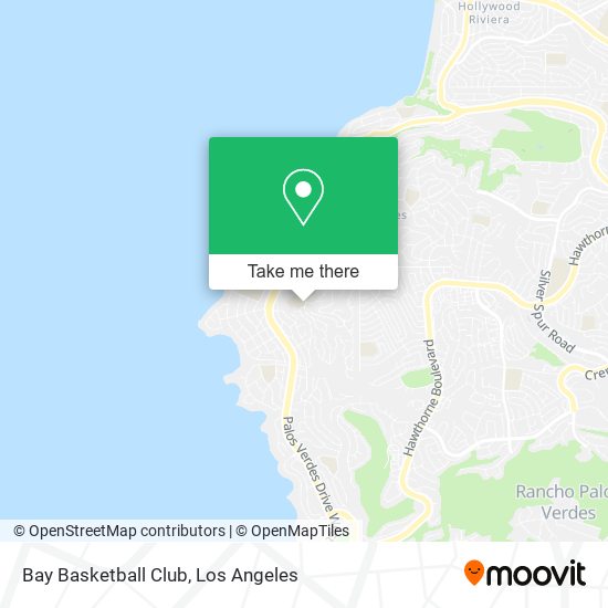 Bay Basketball Club map