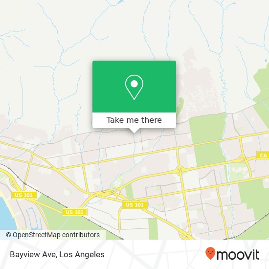 Mapa de Bayview Ave