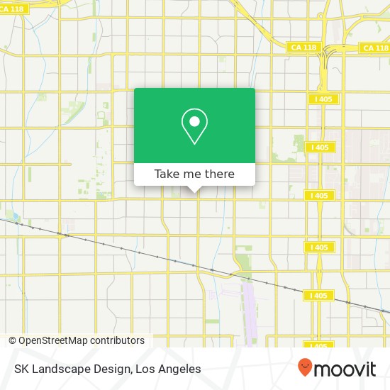 SK Landscape Design map