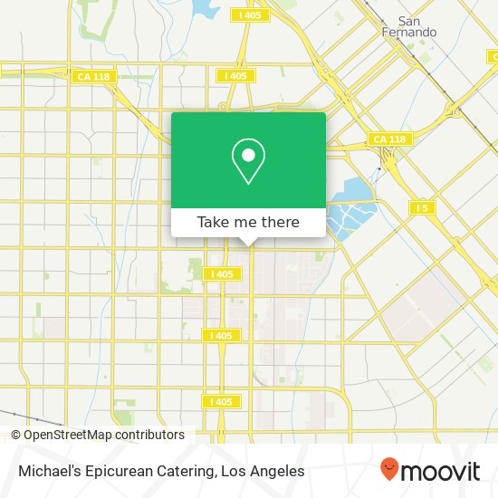 Michael's Epicurean Catering map