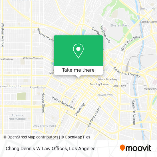 Mapa de Chang Dennis W Law Offices