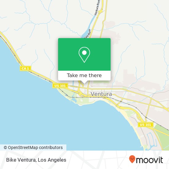 Bike Ventura map