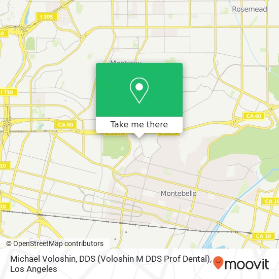 Mapa de Michael Voloshin, DDS (Voloshin M DDS Prof Dental)