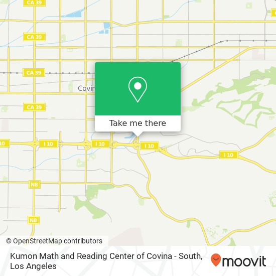 Kumon Math and Reading Center of Covina - South map