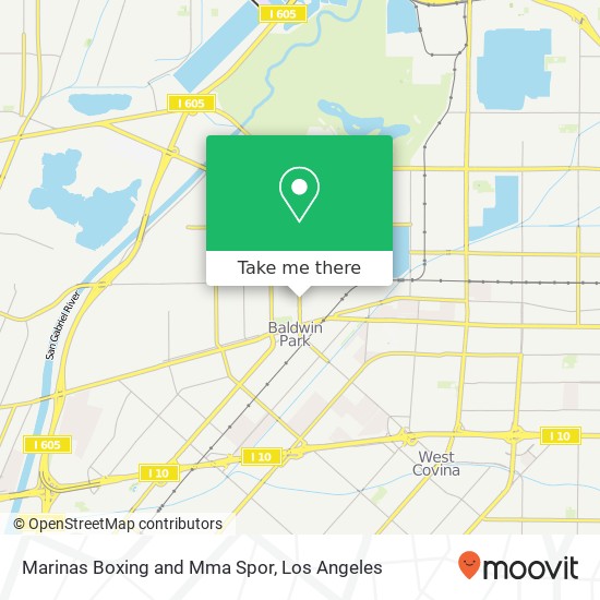 Marinas Boxing and Mma Spor map