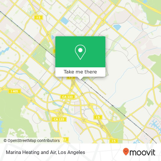 Marina Heating and Air map