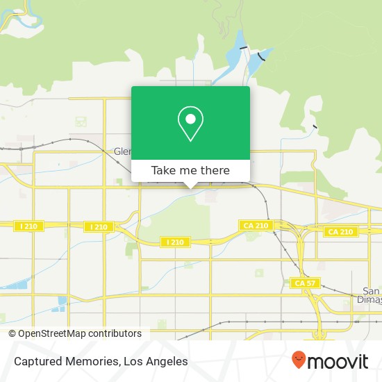 Captured Memories map