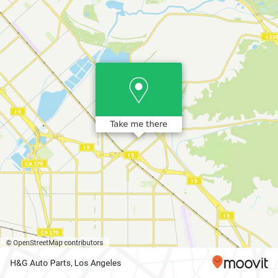 H&G Auto Parts map