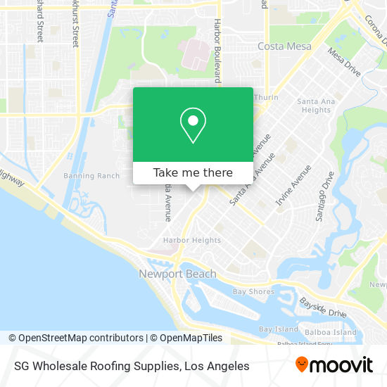 SG Wholesale Roofing Supplies map