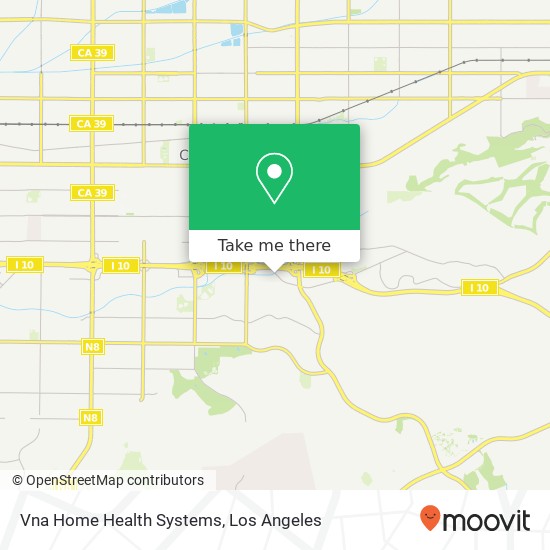 Vna Home Health Systems map