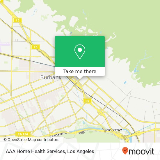 Mapa de AAA Home Health Services