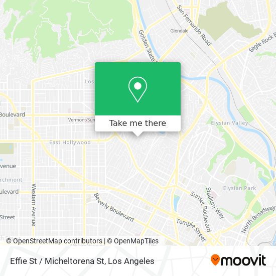 Effie St / Micheltorena St map