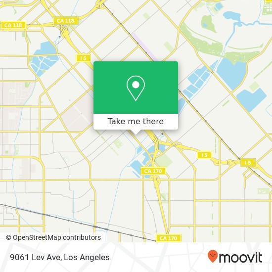 Mapa de 9061 Lev Ave