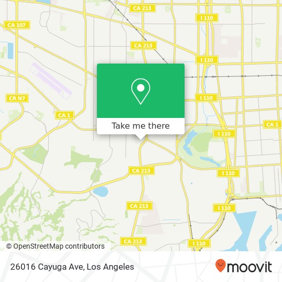 Mapa de 26016 Cayuga Ave