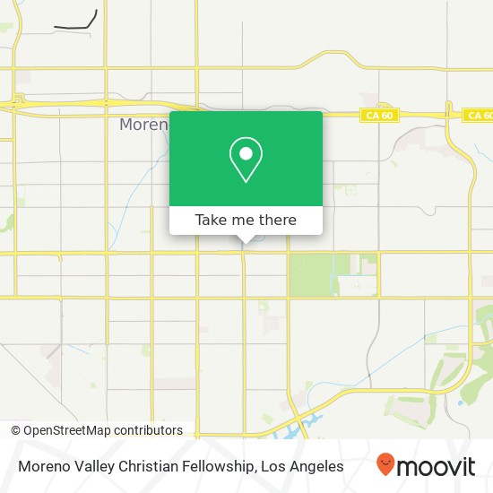 Moreno Valley Christian Fellowship map