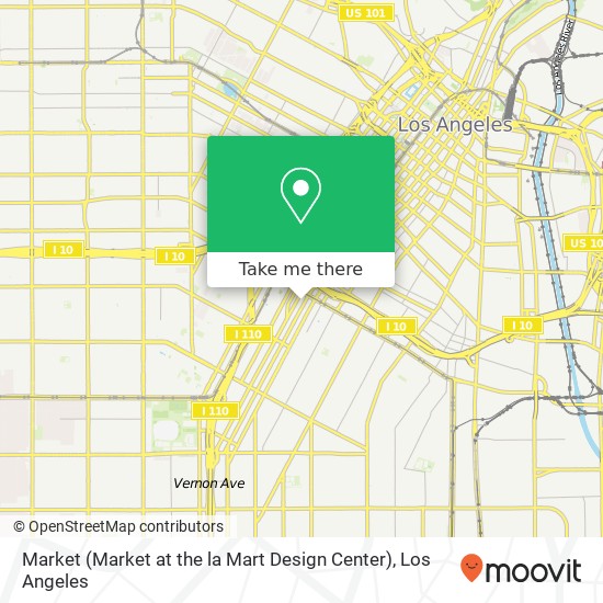 Mapa de Market (Market at the la Mart Design Center)