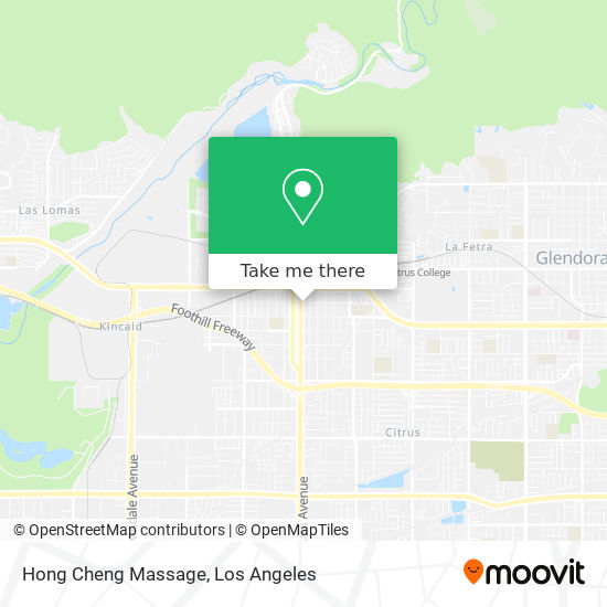 Mapa de Hong Cheng Massage