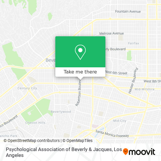 Mapa de Psychological Association of Beverly & Jacques