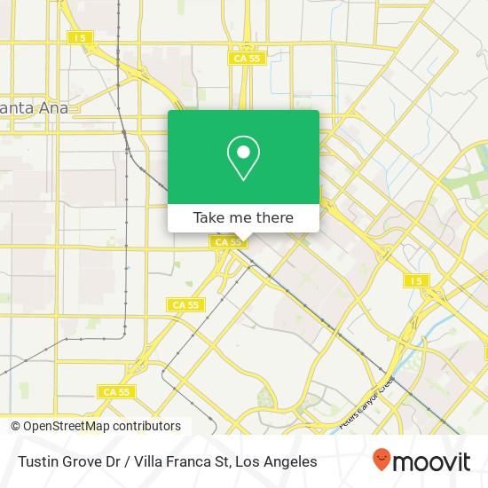 Mapa de Tustin Grove Dr / Villa Franca St