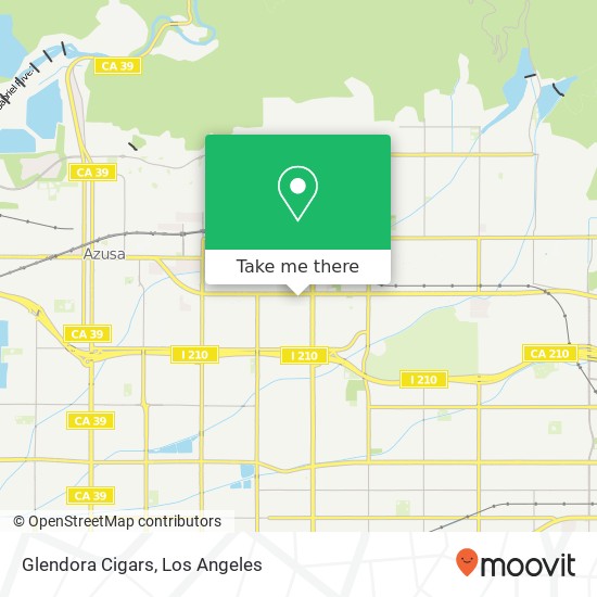 Glendora Cigars map