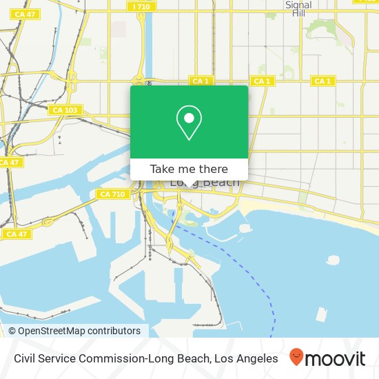 Mapa de Civil Service Commission-Long Beach