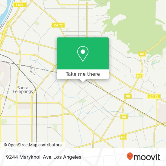9244 Maryknoll Ave map