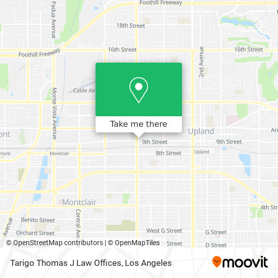 Tarigo Thomas J Law Offices map