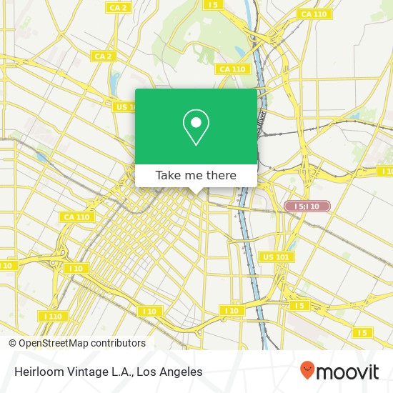 Heirloom Vintage L.A. map
