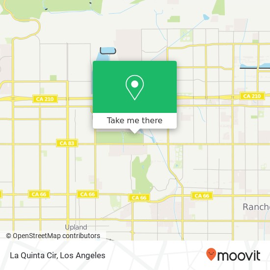 La Quinta Cir map