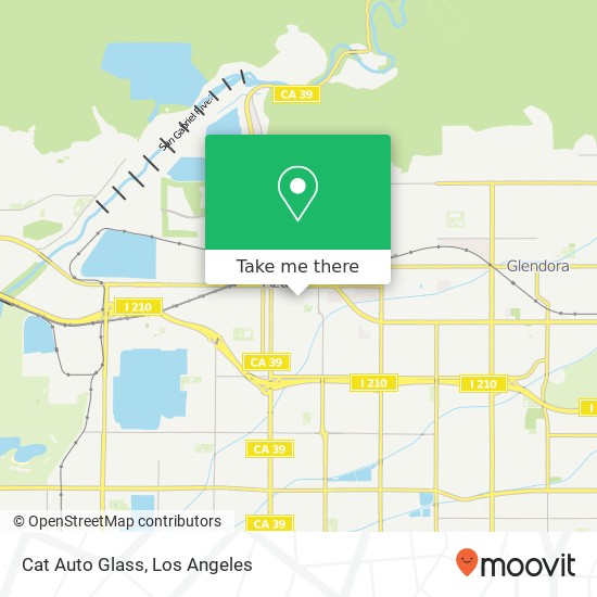 Cat Auto Glass map