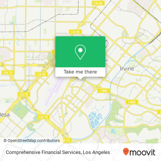 Mapa de Comprehensive Financial Services