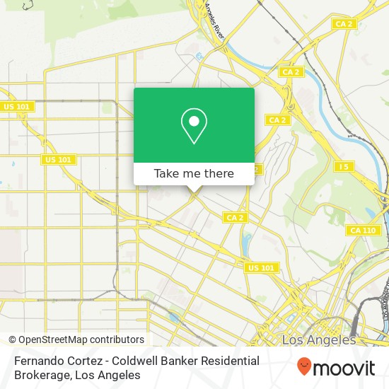 Mapa de Fernando Cortez - Coldwell Banker Residential Brokerage