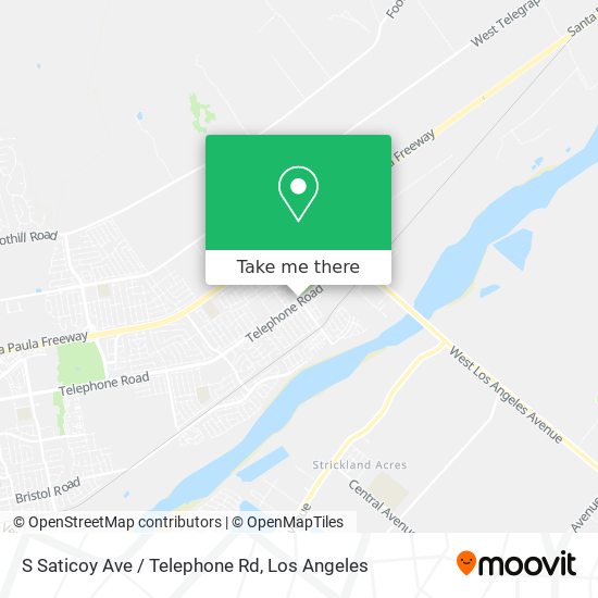 Mapa de S Saticoy Ave / Telephone Rd