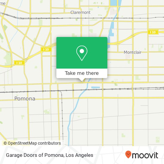 Mapa de Garage Doors of Pomona