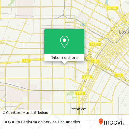 A C Auto Registration Service map
