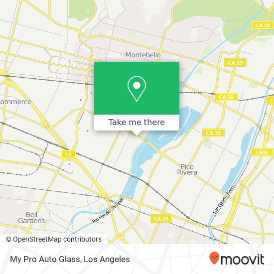 My Pro Auto Glass map