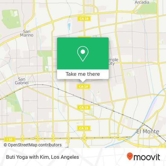 Buti Yoga with Kim map