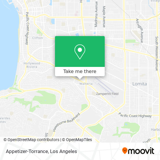 Mapa de Appetizer-Torrance