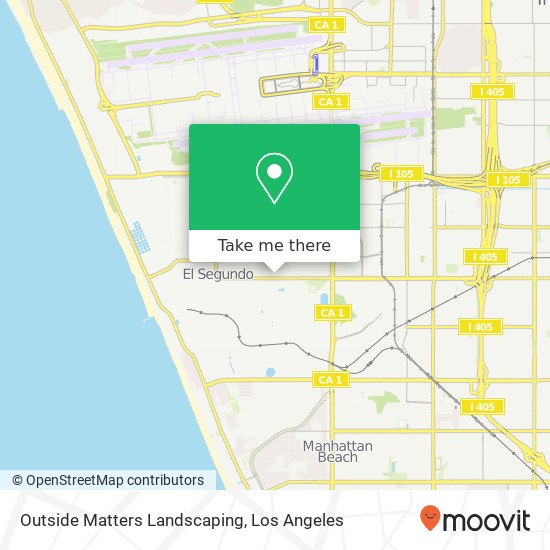 Outside Matters Landscaping map