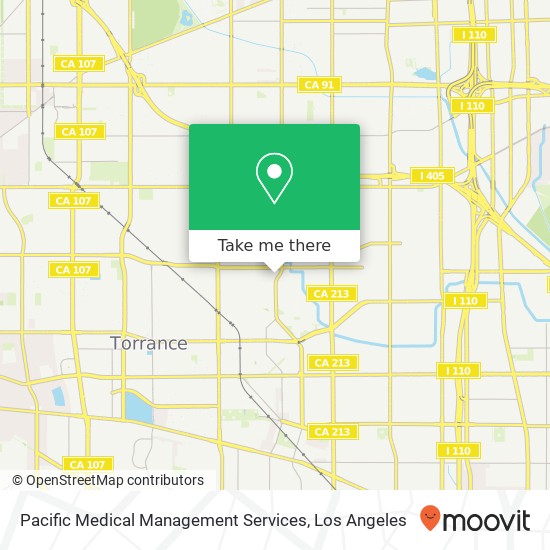 Pacific Medical Management Services map