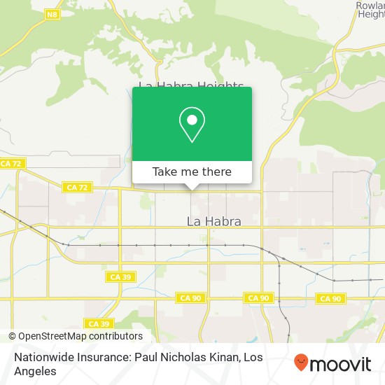 Nationwide Insurance: Paul Nicholas Kinan map