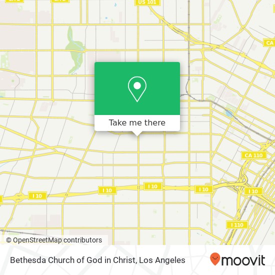 Mapa de Bethesda Church of God in Christ