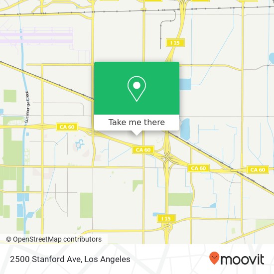 Mapa de 2500 Stanford Ave
