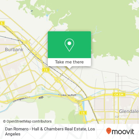 Mapa de Dan Romero - Hall & Chambers Real Estate